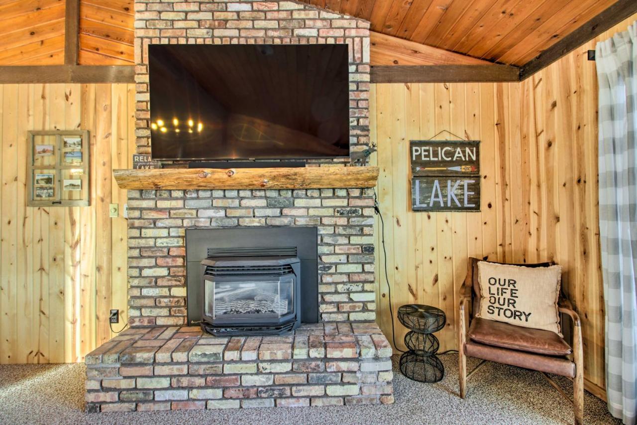 Pelican Lake Getaway On Stunning Peninsula! Pequot Lakes Esterno foto